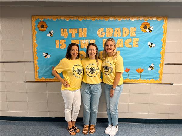 (L to R): Mrs. Eugea, Miss Wiltse and Miss Huffman